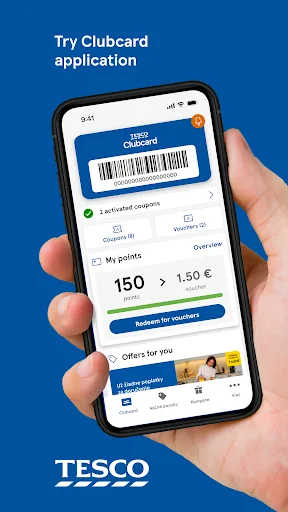 Clubcard Tesco Slovakia screenshot 1