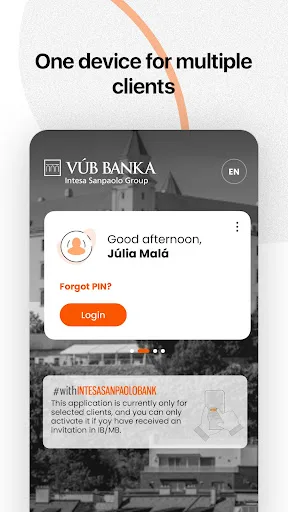 VÚB Banking screenshot 3
