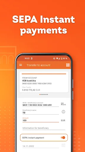 VÚB Mobile Banking screenshot 2