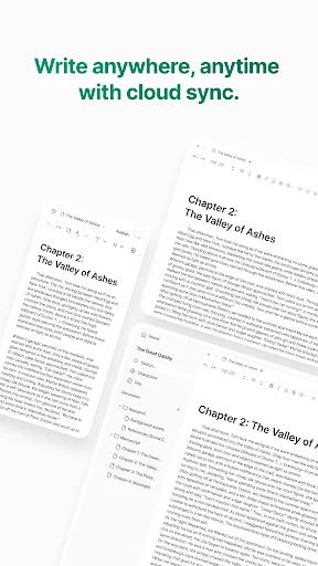 Novela: Writing app for novels screenshot 2