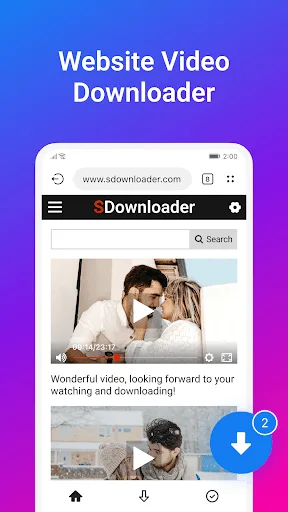 SDownloader - Video Downloader screenshot 1