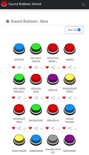 400 Sound Buttons screenshot 2