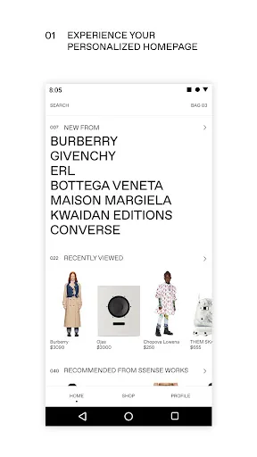 SSENSE: Luxury Shopping screenshot 1
