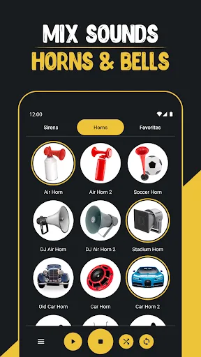 Loud Horns and Sirens App screenshot 2