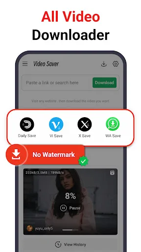 All Video Downloader: HD Saver screenshot 1