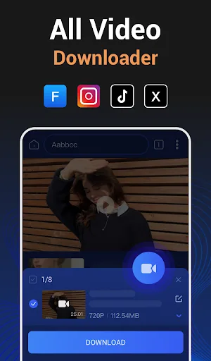 Video Downloader, Player, Save screenshot 1