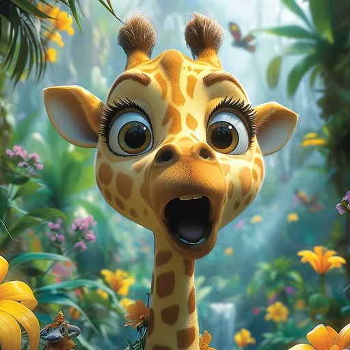 Talking Giraffe: Safari World