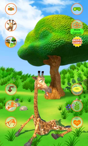 Talking Giraffe: Safari World screenshot 2