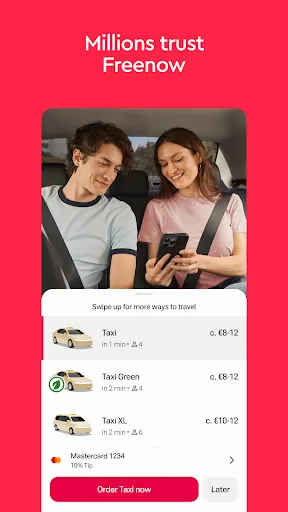 Freenow by Lyft - taxi & more screenshot 2
