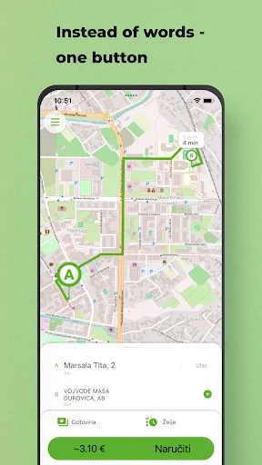 Greencar.me Taxi screenshot 1