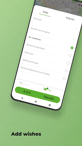 Greencar.me Taxi screenshot 3