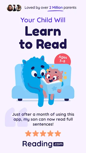 Learn to Read: Reading.com screenshot 1