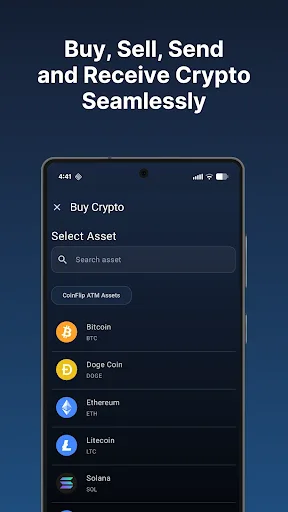 CoinFlip Crypto Wallet screenshot 4