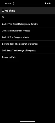 Z-Machine: Play Zork screenshot 1