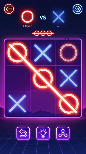 Tic Tac Toe 2 Player: XOXO screenshot 1