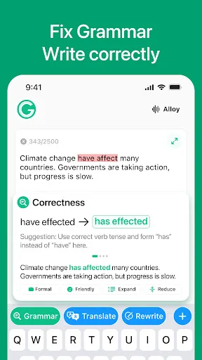 Grammar Check & AI Keyboard screenshot 2