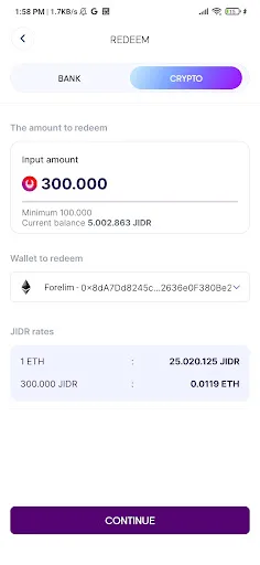 J-Wallet screenshot 2