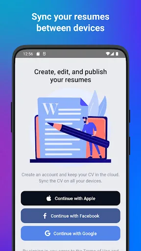cvDoc: AI resume builder screenshot 2