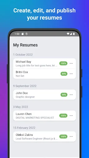 cvDoc: AI resume builder screenshot 3