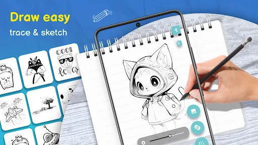Trace Drawing－Sketch and Paint screenshot 1