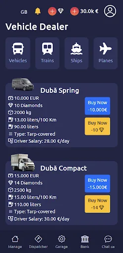 Transport Empire Manager screenshot 2