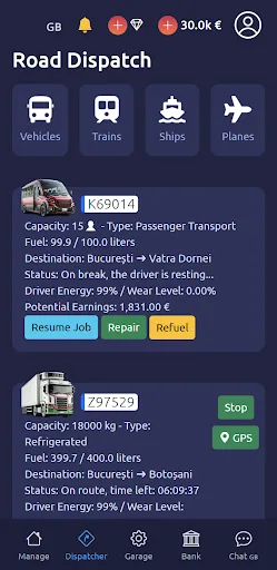 Transport Empire Manager screenshot 3