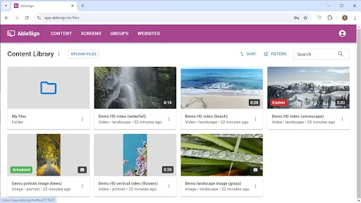 Digital Signage screenshot 2