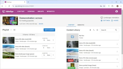 Digital Signage screenshot 3