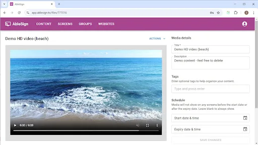 Digital Signage screenshot 4