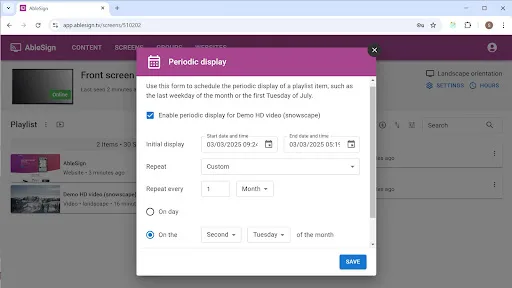 Digital Signage screenshot 5