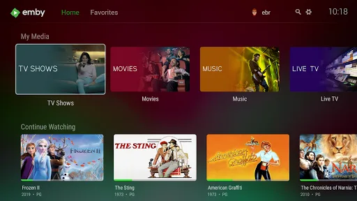 Emby for Android TV screenshot 2
