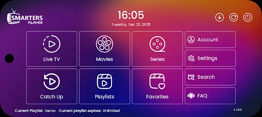 Smarters Player IPTV screenshot 2
