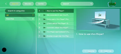 Vivo Player - IPTV screenshot 2