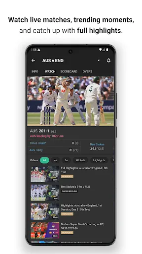 Willow - Watch Live Cricket screenshot 2