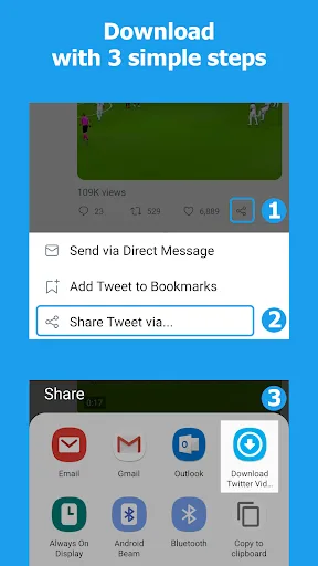 Download Twitter Videos - GIF screenshot 1