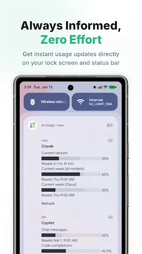 AI Usage: Claude & Copilot screenshot 4