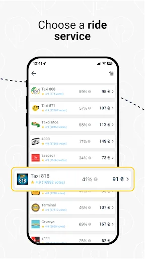 Taximer: compare taxi prices screenshot 3