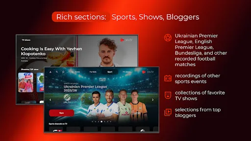 youtv - ТV, movies, Android TV screenshot 5