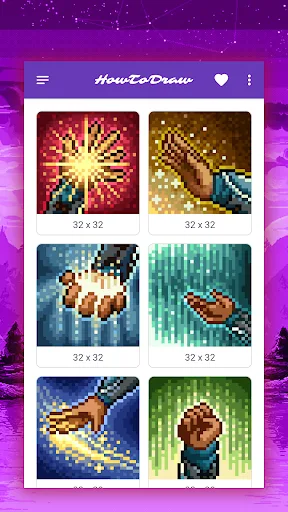 How to draw pixel art. Fantasy screenshot 1