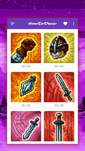 How to draw pixel art. Fantasy screenshot 3