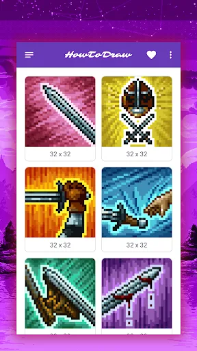 How to draw pixel art. Fantasy screenshot 4