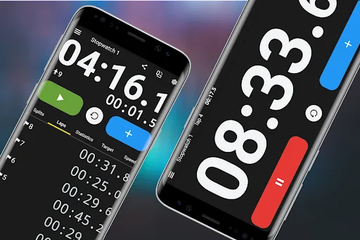 Talking stopwatch multi timer screenshot 1