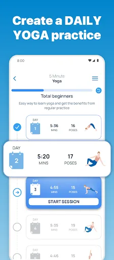 5 Minute Yoga screenshot 1