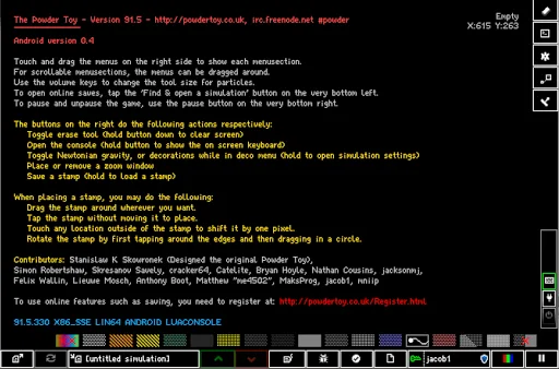 The Powder Toy screenshot 1
