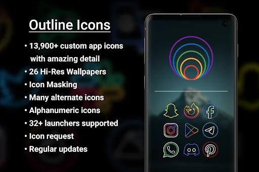 Outline Icons - Icon Pack screenshot 1