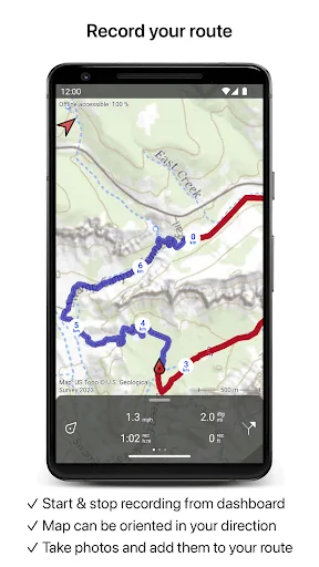 Topo GPS screenshot 3