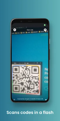 Vision QR and Barcode Scanner screenshot 1