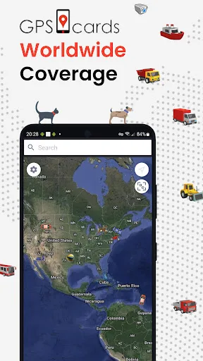 GPS Tracker - GPScards® SIM screenshot 1