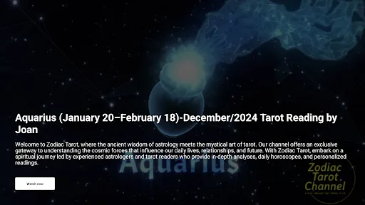Zodiac Tarot TV screenshot 3
