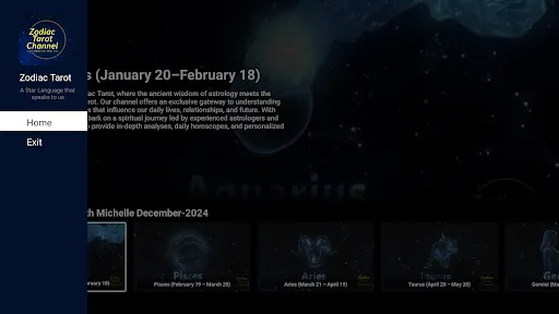 Zodiac Tarot TV screenshot 4